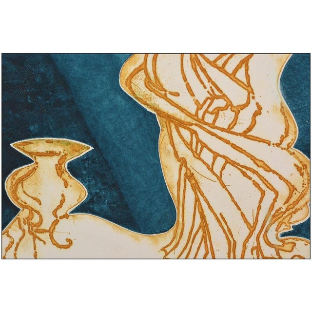 Abstract Mid 20th Century The Long Hallway, Yannick Ballif For Sale - Image 3 of 5