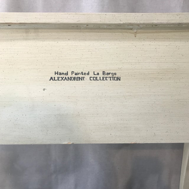 1950s Shabby Chic La Barge Hand Painted Consoles - a Pair For Sale - Image 12 of 13