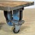 Industrial Iron and Pine Coffee Table, 1960s For Sale - Image 11 of 12