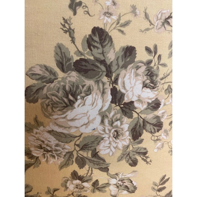 1990s Vintage Yellow and Floral Pillow by Trs For Sale - Image 5 of 6