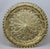 Moroccan Moroccan Brass Tray Moorish Islamic Metalwork 13 Inches Diameter For Sale - Image 3 of 12
