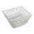 Tiffany & Co. Woven Basket Weave Square Crystal 4” Dish / Trinket (New Without Box) Vintage 1990s For Sale