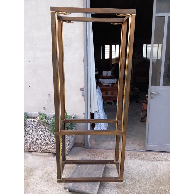 Brass Swans Bookcases or Room Dividers, 1960s, Set of 2 For Sale - Image 6 of 18