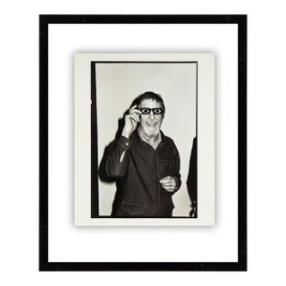 Fred McDarrah, John Cage, 1977, Vintage Silver Gelatin Signed Photograph For Sale