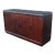 Late 20th Century Vintage Henredon Marble Top Banded Mahogany Server For Sale