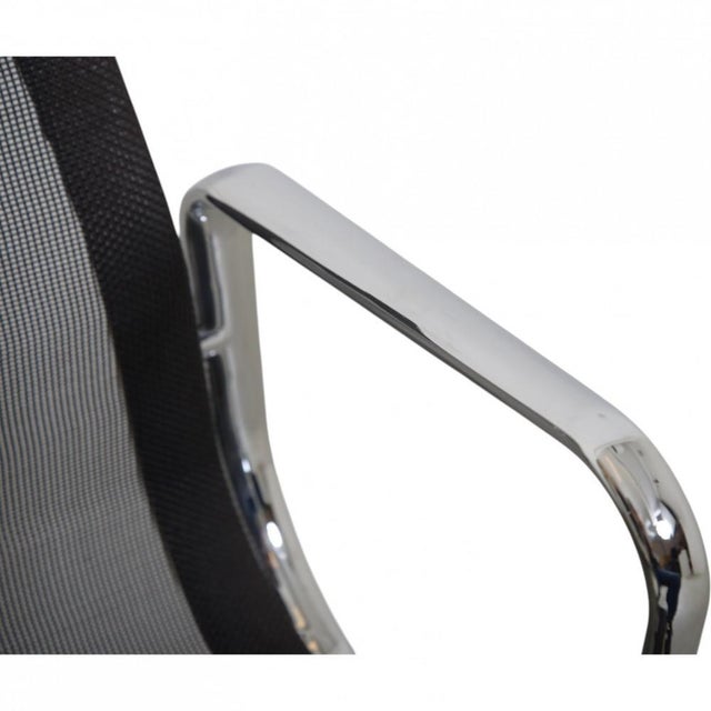 EA-117 Office Chair in Black Mesh by Charles Eames, 2000s For Sale - Image 6 of 16