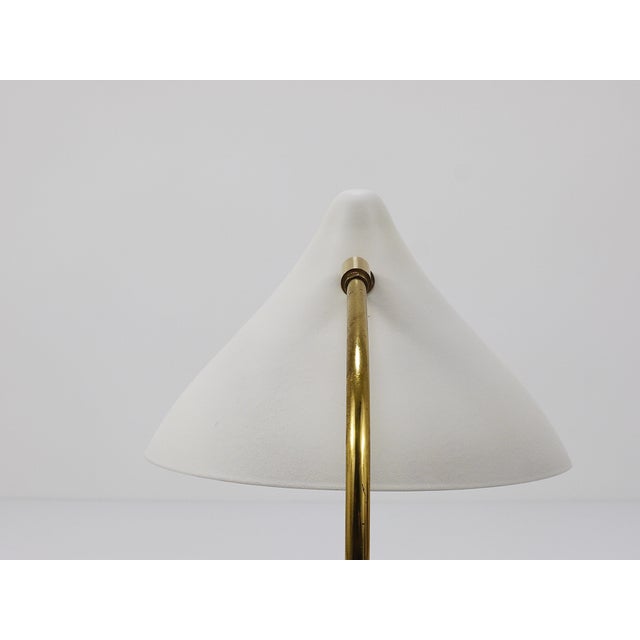 Mid-Century White Brass Table Lamp attributed to Karl-Heinz Kinsky for Cosack, 1950s For Sale - Image 18 of 18