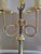 Vintage Brass Bouillotte Horn 3-Arm Lamp For Sale - Image 12 of 13