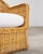 Mid 20th Century Pair of Organic Modern Rattan Wicker Lounge Armchairs For Sale - Image 5 of 18