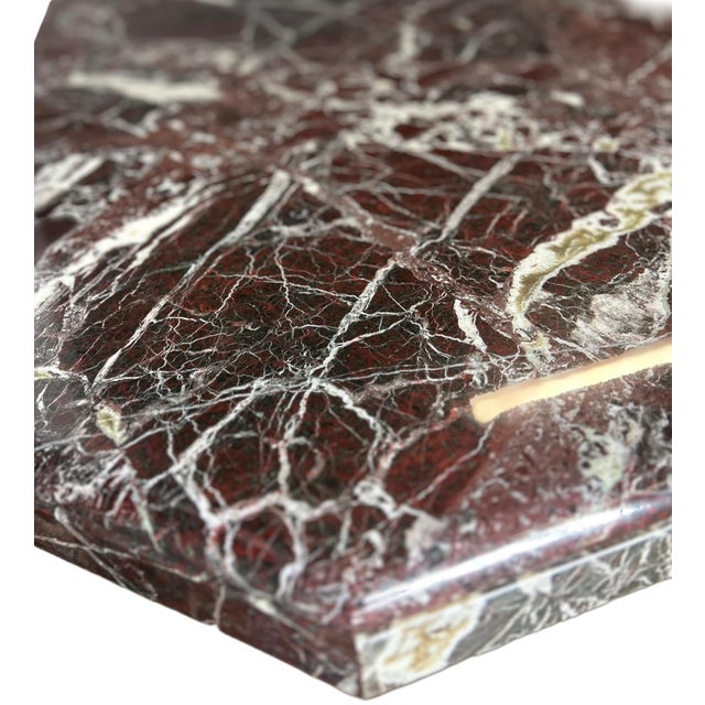 1970s Rosso Inspired Italian Marble Table For Sale In Philadelphia - Image 6 of 6