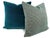 From Cowtan and Tout is ROSTANG in the color Lagoon. This pillow cover showcases a rich, vibrant teal blue velvet fabric....