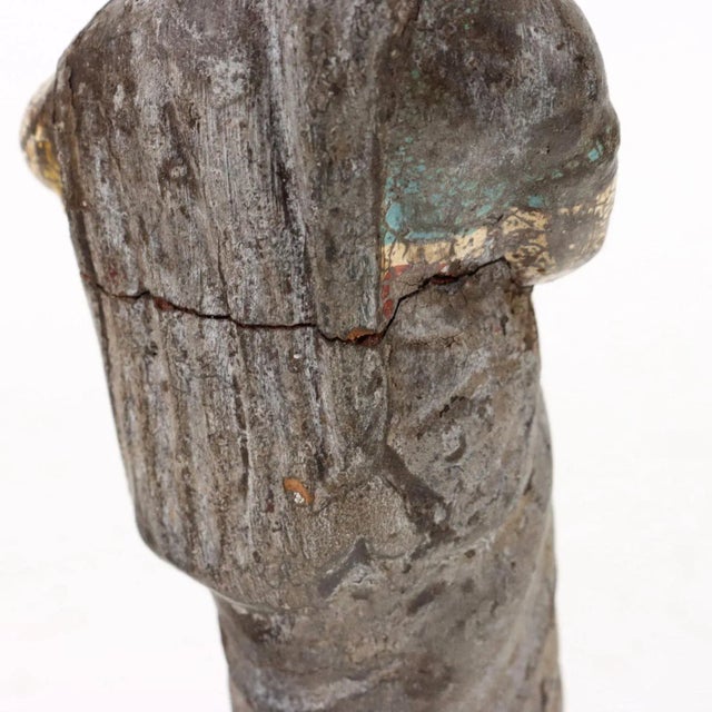 Brown 20th Century Statue Coloured Terracotta For Sale - Image 8 of 10