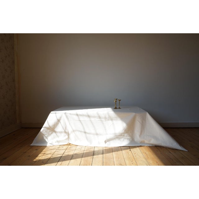 Candleholders in Brass, Set of 3 For Sale - Image 5 of 6