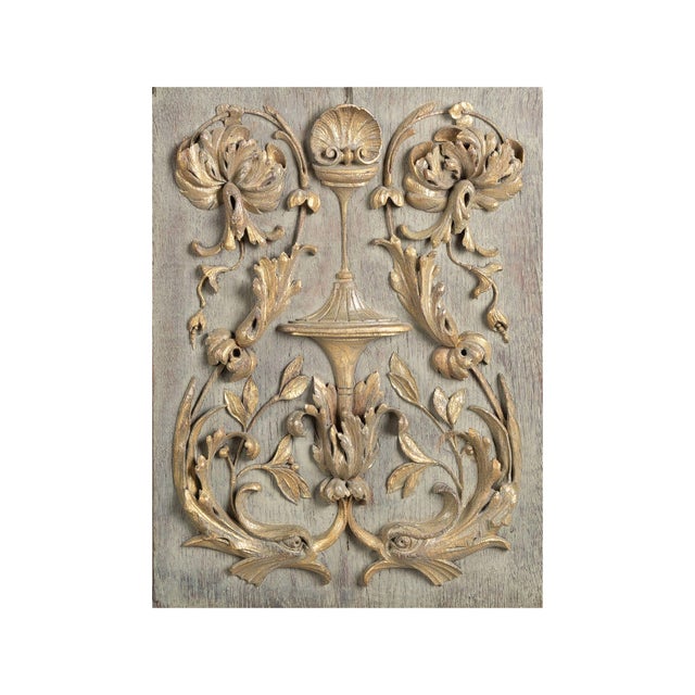 Set of Three 19th Century Carved Panels, St. Peter's Rome Provenance, Renaissance Revival For Sale - Image 4 of 15