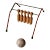 Vintage Wooden Bowling Game For Sale