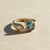 Toi Et Moi Gemstone Ring: Topaz and Moissanite, Size 7.5 For Sale - Image 4 of 8