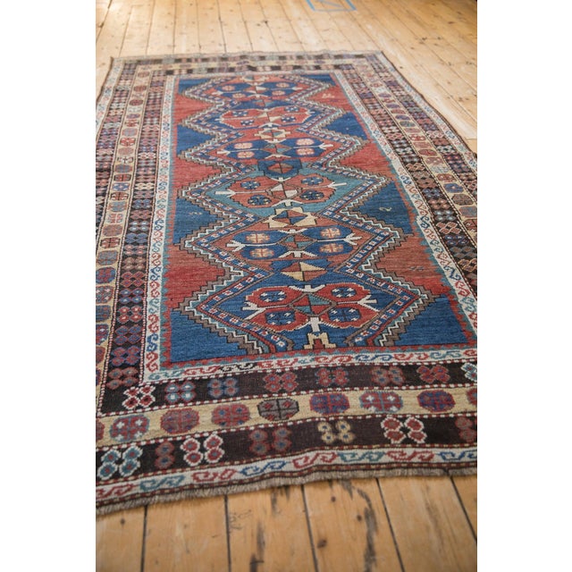 Antique Caucasian Carpet - 4'10" x 7'9" For Sale In New York - Image 6 of 9