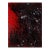 Red and Black Abstract Expressionist Composition in Acrylic on Canvas by Charles David Francis For Sale