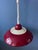 Scandinavian Space Age Red Pendant Lamp by Knud Christensen For Sale - Image 9 of 13