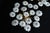Murano White Flower Ceiling Lamps, Italy, 1980s, Set of 2 For Sale - Image 4 of 18