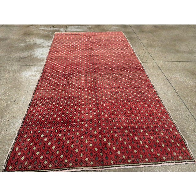 Mid 20th Century Galerie Shabab Collection Mid-20th Century Turkish Anatolian Gallery Carpet For Sale - Image 5 of 10