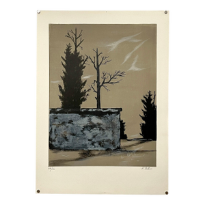 Karl Fortess, Lithograph Belgian American Surrealism Wpa Modernist Karl Fortess Surrealist Art
