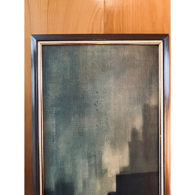 1963 Ozz França Abstract Urban Cityscape Diptyque (Lithograph) – Pair For Sale In Seattle - Image 6 of 8