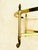 Mid-Century Modern 70's Midcentury LaBarge Style Brass Plated Base & Beveled Glass Oval Coffee Table For Sale - Image 3 of 6