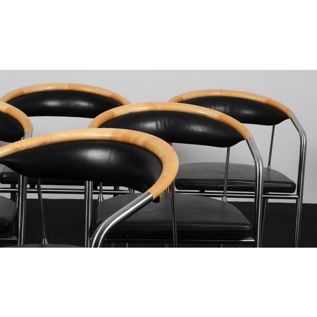 Chairman Armchairs by Henry Tengler, Set of 6 For Sale - Image 5 of 7