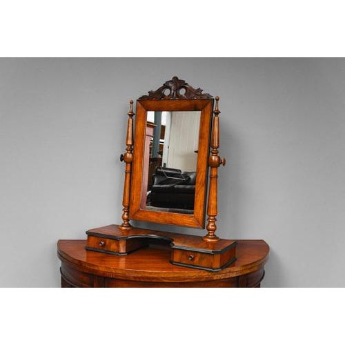 Gründerzeit Table Mirror in Wood For Sale - Image 4 of 16