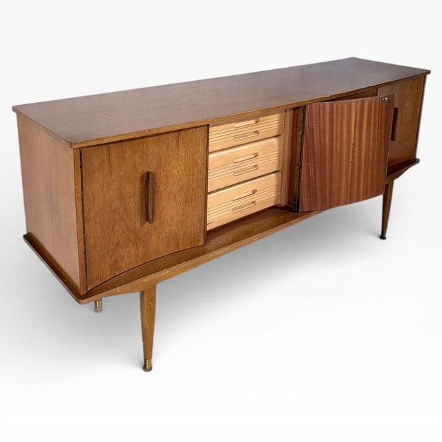1960s Mid-Century Teak Compact Sideboard from Argosy, 1960s For Sale - Image 5 of 9