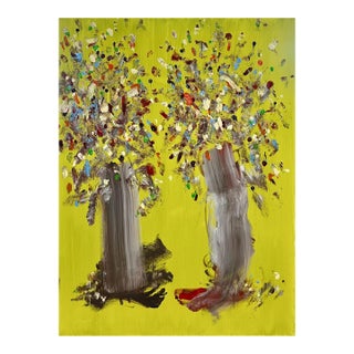 Contemporary Abstract Oil on Canvas "Juárez" by Tommaso Fattovich For Sale