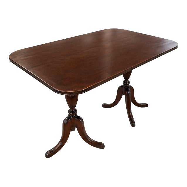 20th Century English Side Table in Mahogany For Sale