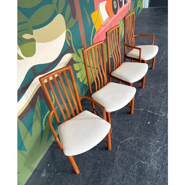 Mid-Century Modern Danish Teak Boltinge Dining Chairs - 4 For Sale - Image 3 of 10
