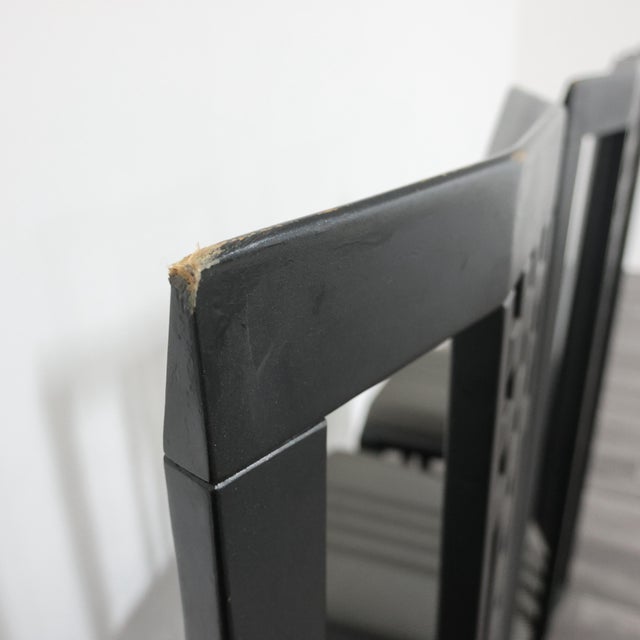 Modern Wooden Throne Chairs by Giorgetti Tris, 1970s, Set of 3 For Sale - Image 16 of 18