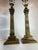 Brass Vintage Decorative Crafts Inc. Fluted Columns Corinthian Capitals Solid Brass Buffet 38" Table Lamps -a Pair For Sale - Image 8 of 12
