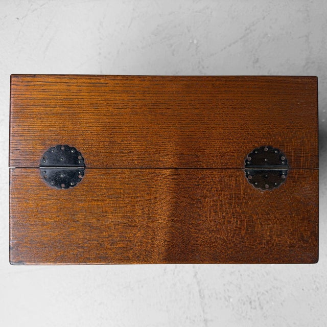 Antique Japanese Haribako Sewing Box, 1920s For Sale - Image 9 of 13