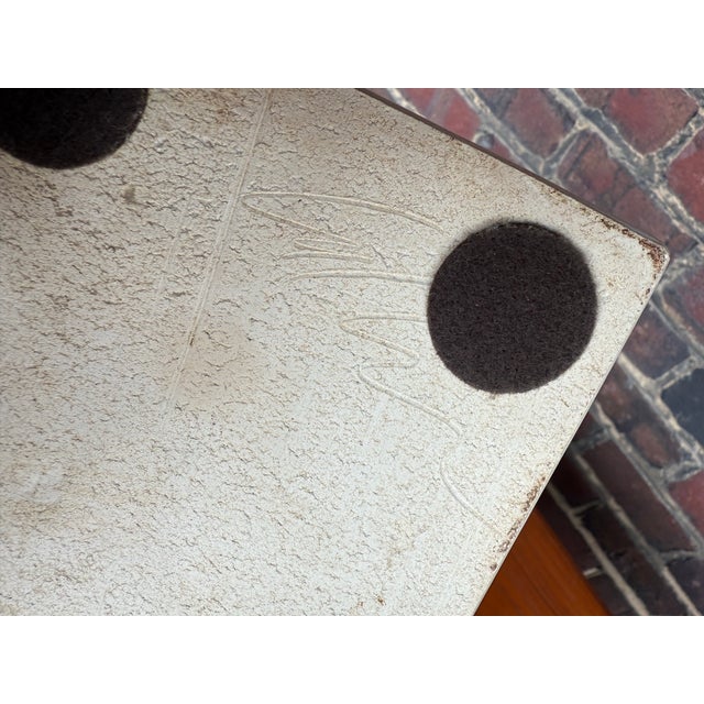 Ceramic Lidded Jar With a Blue Modern Pottery Design Signed For Sale In Cleveland - Image 6 of 6