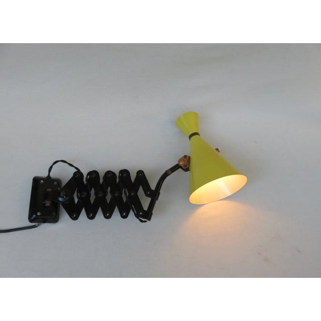 Black Scissor Light from Helo Leuchten, 1960s For Sale - Image 15 of 18