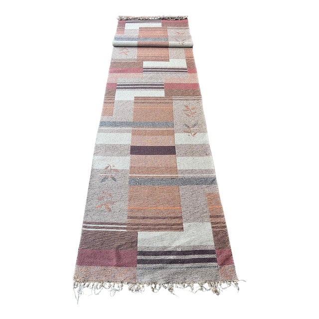 Modernist Bauhaus Geometric Rug, Czechoslovakia, 1930s For Sale