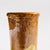 A vintage crystalline pottery vase. Earth tone colored glaze accented near the base by circular crystals created during...