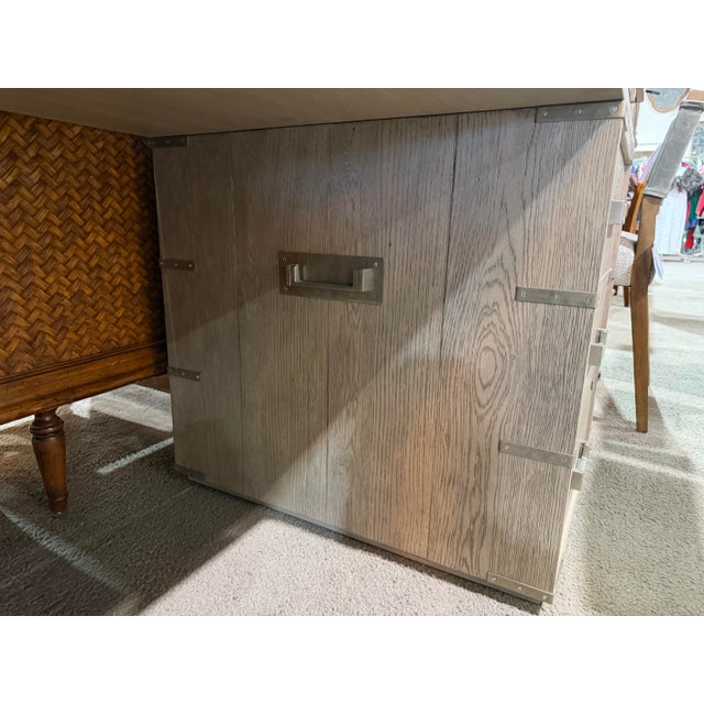 Restoration Hardware Restoration Hardware "Cayden" Campaign Style Desk For Sale - Image 4 of 6