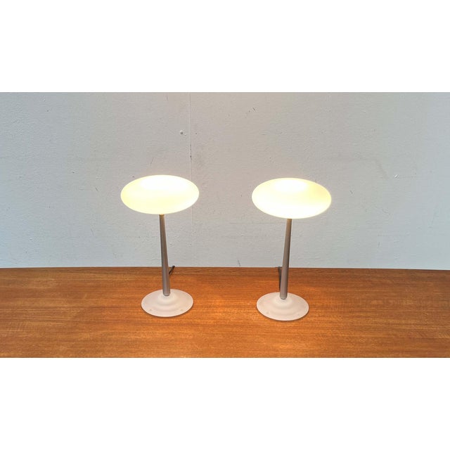 Postmodern Italian Silver Pao T1 Table Lamp by Matteo Thun for Arteluce, 1990s, Set of 2 For Sale - Image 5 of 18