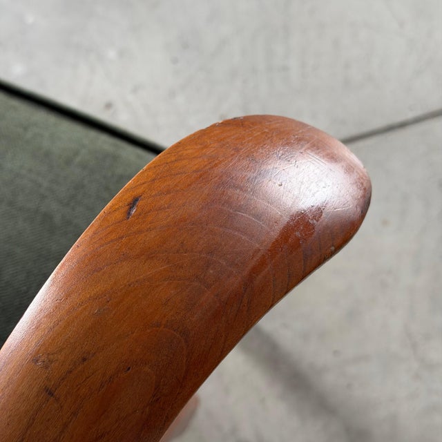 Wingback Lounge Chairs in Walnut by Melchiorre Bega, Italy, 1950s, Set of 2 For Sale - Image 14 of 16