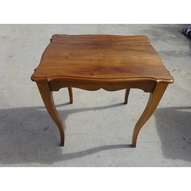 Louis XV Walnut Nesting Tables, 1970s, Set of 3 For Sale - Image 13 of 18