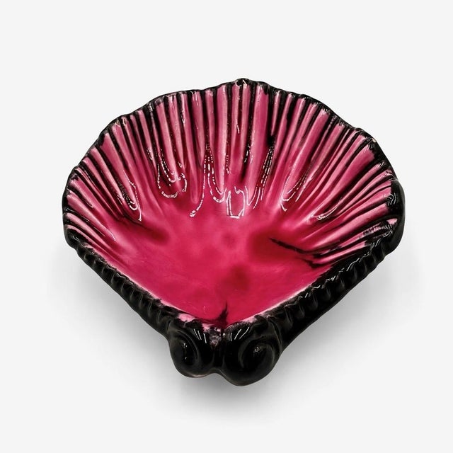 1950s Ceramic Seashell Bowls, 1960s, Set of 3 For Sale - Image 5 of 11
