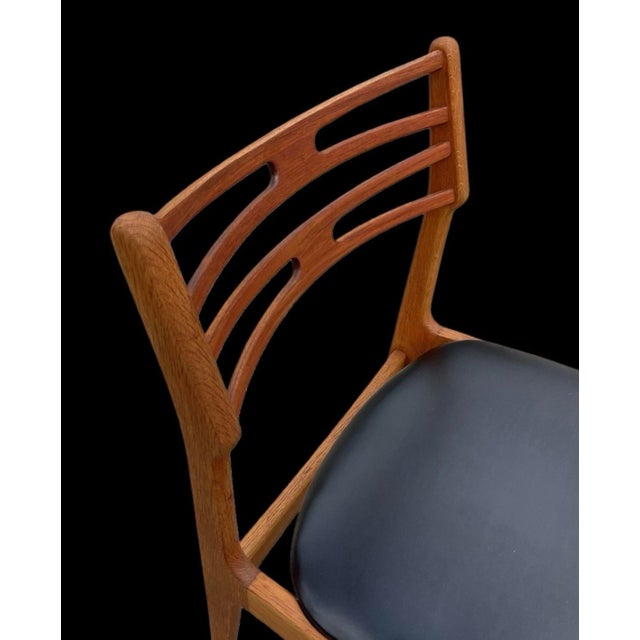 Danish Teak Dining Chairs by Johannes Andersen for Vamo Sønderborg, Set of 6 For Sale - Image 6 of 18