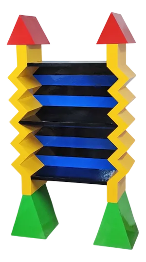 The Arrows Bookcase by Jakob Mizrahi