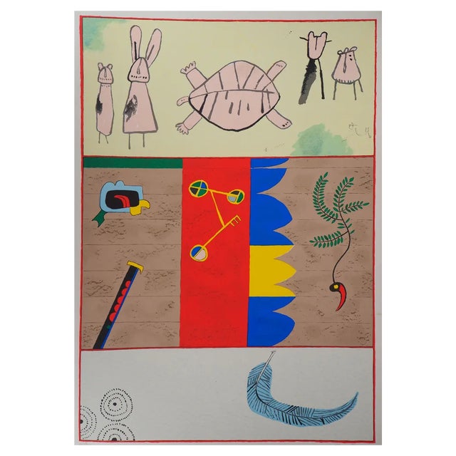 Martin Bradley, Composition for the 1992 Olympics, Screenprint For Sale