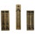 Brown Antique Wooden Plaster Gesso Cornicing Moulds, 1880, Set of 3 For Sale - Image 8 of 8